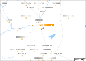 map of Angoal Koura