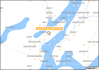 map of Angoa Magagui
