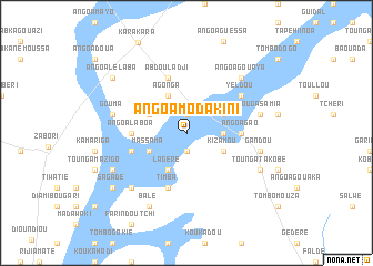 map of Angoa Modakini