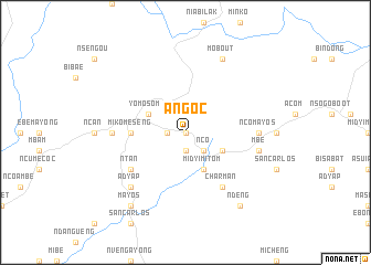 map of Angoc