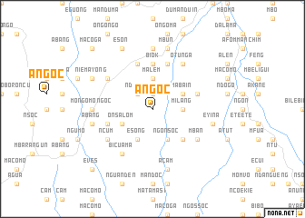 map of Angoc