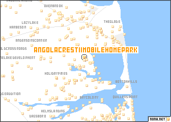 map of Angola Crest II Mobile Home Park