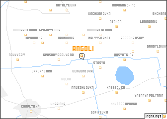 map of Angoli