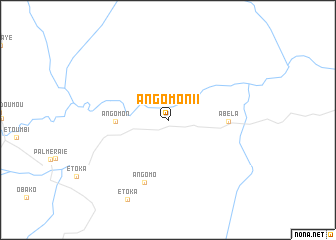 map of Angomon II