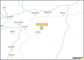 map of Angomo