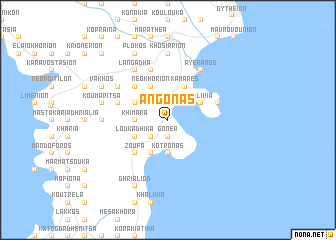 map of Angónas