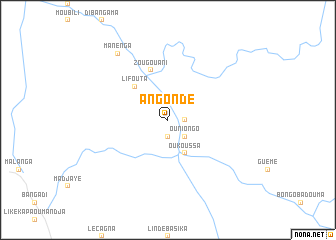 map of Angondé