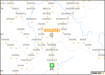 map of Angone I