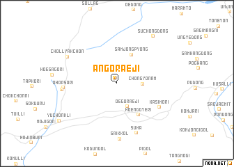 map of Angŏraeji