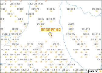 map of Āngorchʼa