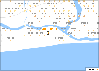 map of Angorin