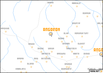 map of Angorom