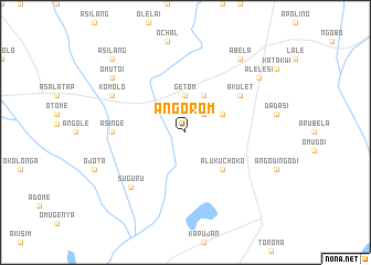 map of Angorom