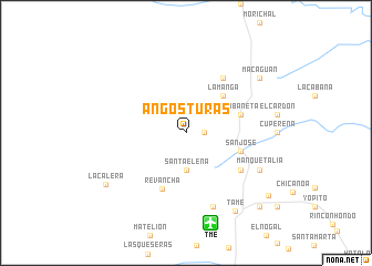 map of Angosturas