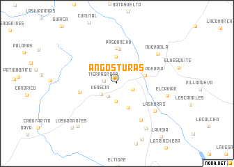 map of Angosturas