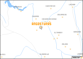 map of Angosturas