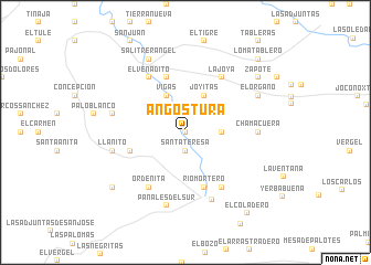 map of Angostura