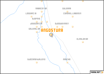 map of Angostura