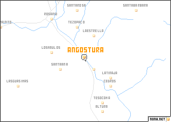 map of Angostura