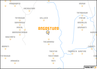 map of Angostura