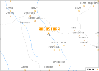 map of Angostura