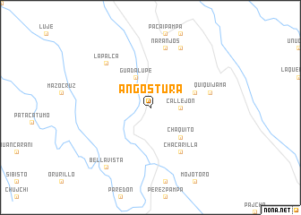 map of Angostura