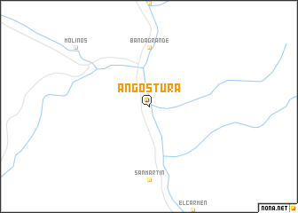 map of Angostura