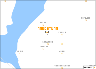 map of Angostura