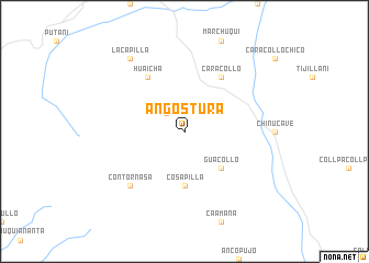 map of Angostura