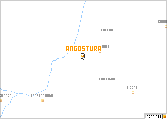 map of Angostura