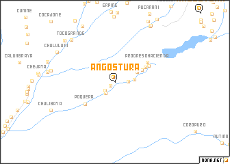 map of Angostura