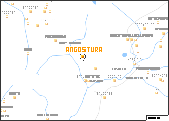 map of Angostura