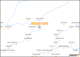 map of Angostura