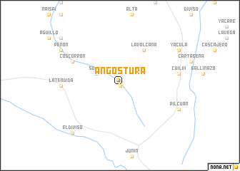 map of Angostura