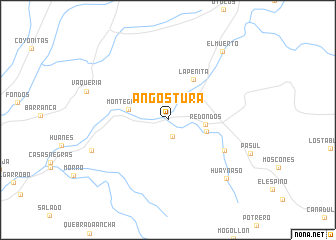 map of Angostura