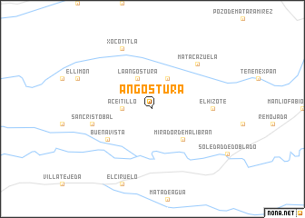 map of Angostura