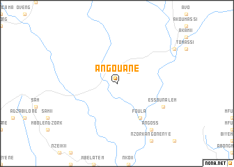 map of Angouane