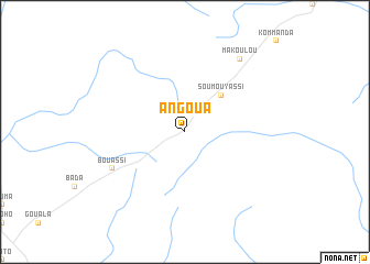 map of Angoua