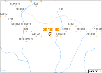 map of Angouma