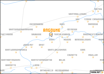 map of Angoumé