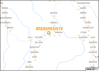 map of Angounesiste