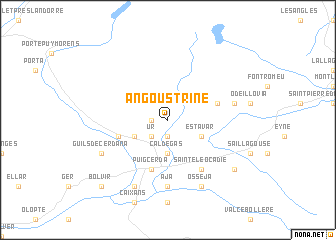 map of Angoustrine