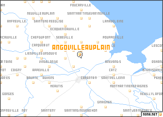 map of Angoville-au-Plain