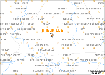 map of Angoville