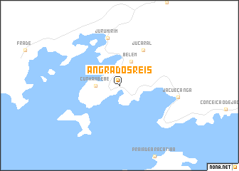 map of Angra dos Reis