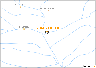 map of Angualasto