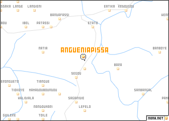 map of Anguéniapissa