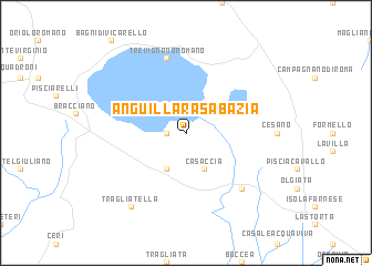 map of Anguillara Sabazia