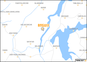 map of Anguix