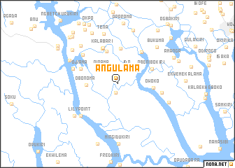 map of Angulama